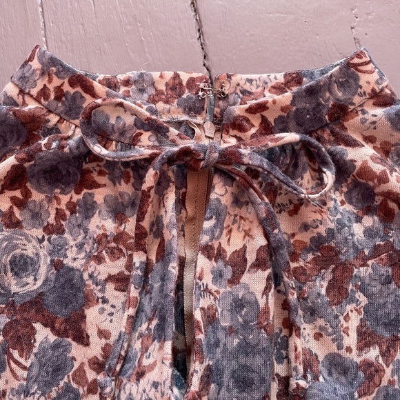 70s Vintage Floral D’Allaird’s dress S/M - Picture 7 of 10
